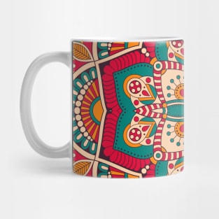 Colorful Mandala, mandala-design, mandala-art, geometric, abstract, mandala and spirituality, colorful, rainbow, mandala pattern, mandala flower patterns, Flower Mandala ,Spirituality Mug